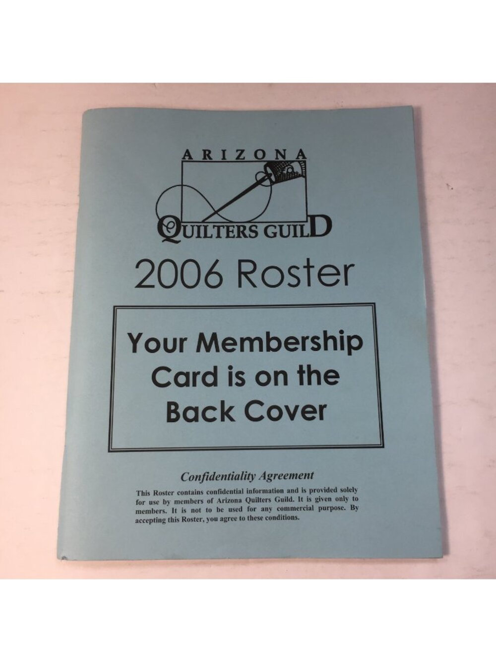 Arizona Quilters Guild 2006 Roster Booklet